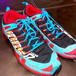 Inov-8 X-Talon 212 Mud Runner Trail Shoes Cleat Blue Red Mens 10